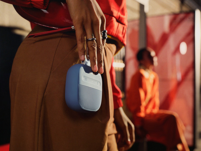 Bose Soundlink Micro 2 Blauw product in gebruik