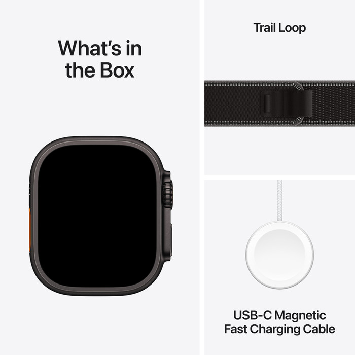 Apple Watch Ultra 3 5G 49mm Black Trail Loop S/M visual supplier