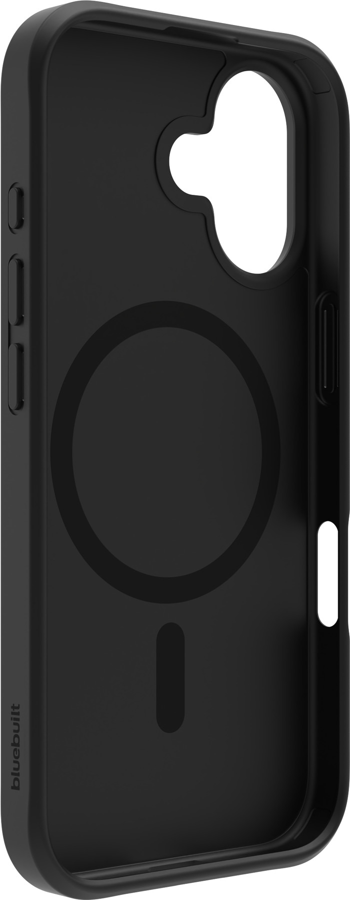 BlueBuilt Protective Back Cover avec MagSafe iPhone 17 Noir + BlueBuilt iPhone 17 Protège-écran de Confidentialité Verre côté droit