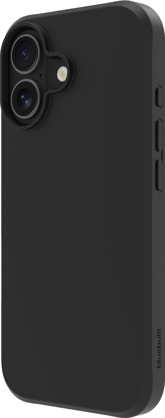 BlueBuilt Protective Back Cover avec MagSafe iPhone 17 Noir + BlueBuilt iPhone 17 Protège-écran de Confidentialité Verre côté droit