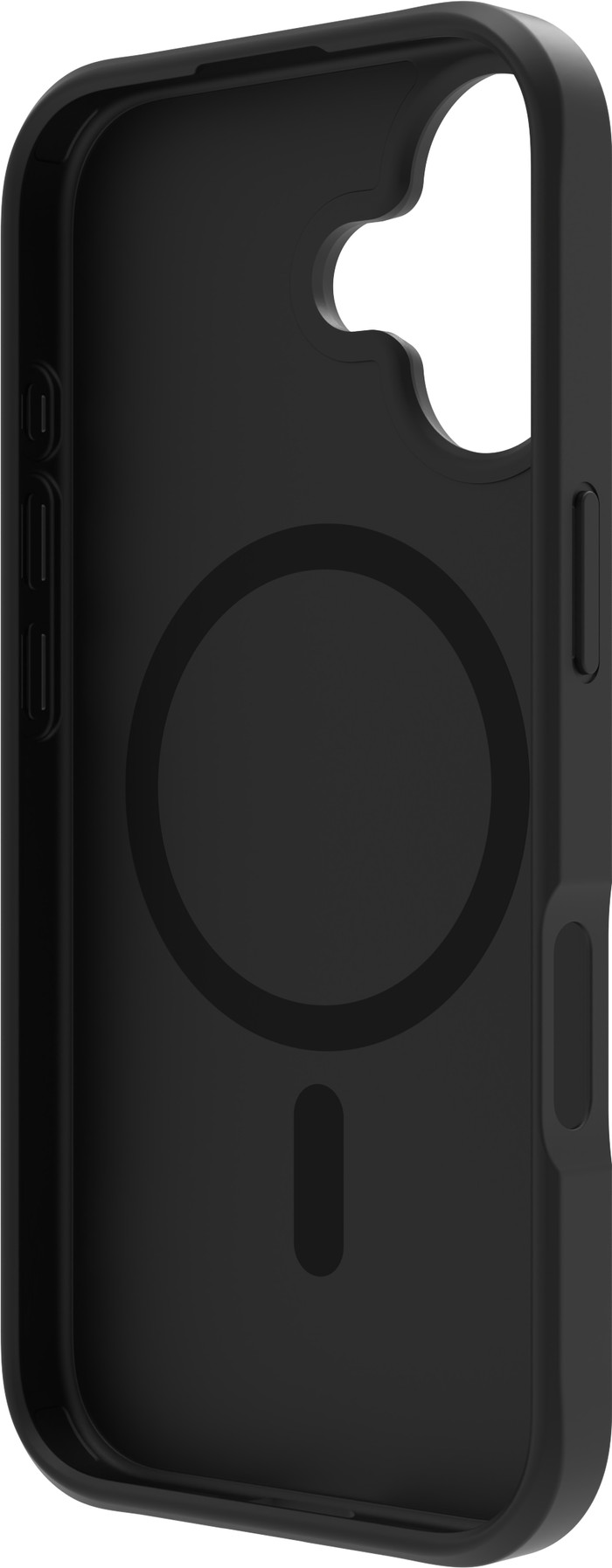 BlueBuilt Protective Back Cover avec MagSafe iPhone 17 Noir + BlueBuilt iPhone 17 Protège-écran de Confidentialité Verre côté gauche