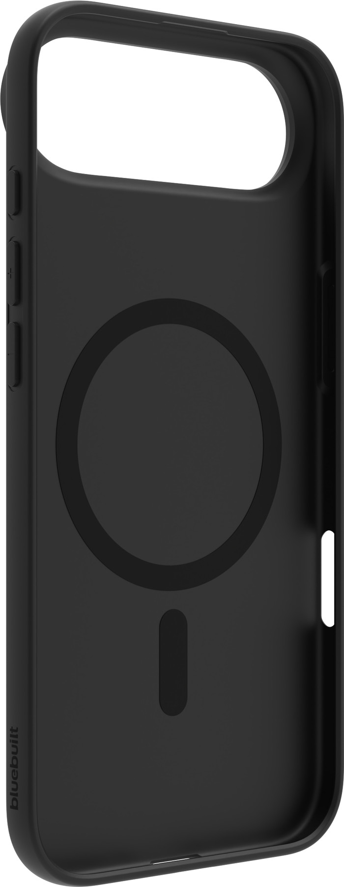 BlueBuilt Protective Back Cover avec MagSafe iPhone 17 Air Noir + BlueBuilt iPhone 17 Air Protège-écran Verre côté gauche