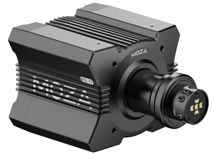 Moza R12 V2 Direct Drive Wheel Base left side