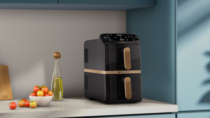 Philips Dual Stacked 4000 Series NA462/70 product in gebruik