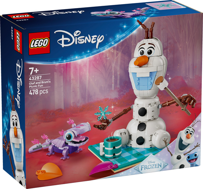 LEGO Disney Olaf en Bruni's Picnickplezier 43287 verpakking