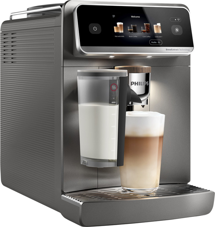 Philips Cafe Aromis 8000 serie EP8757/92 linkerkant