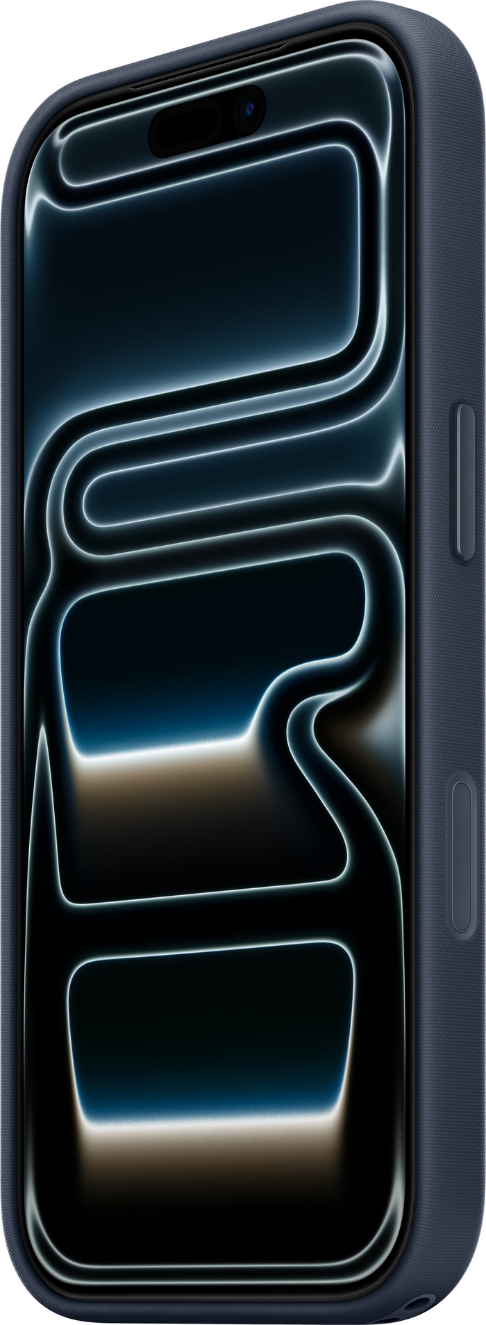 Apple iPhone 17 Pro TechWoven Back Cover with MagSafe Blue right side