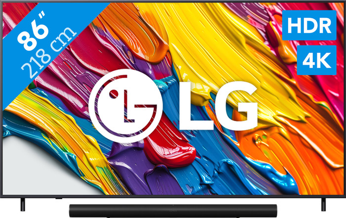 LG 86 inches QNED82 4K (2025) + Sonos Arc Ultra Black Main Image