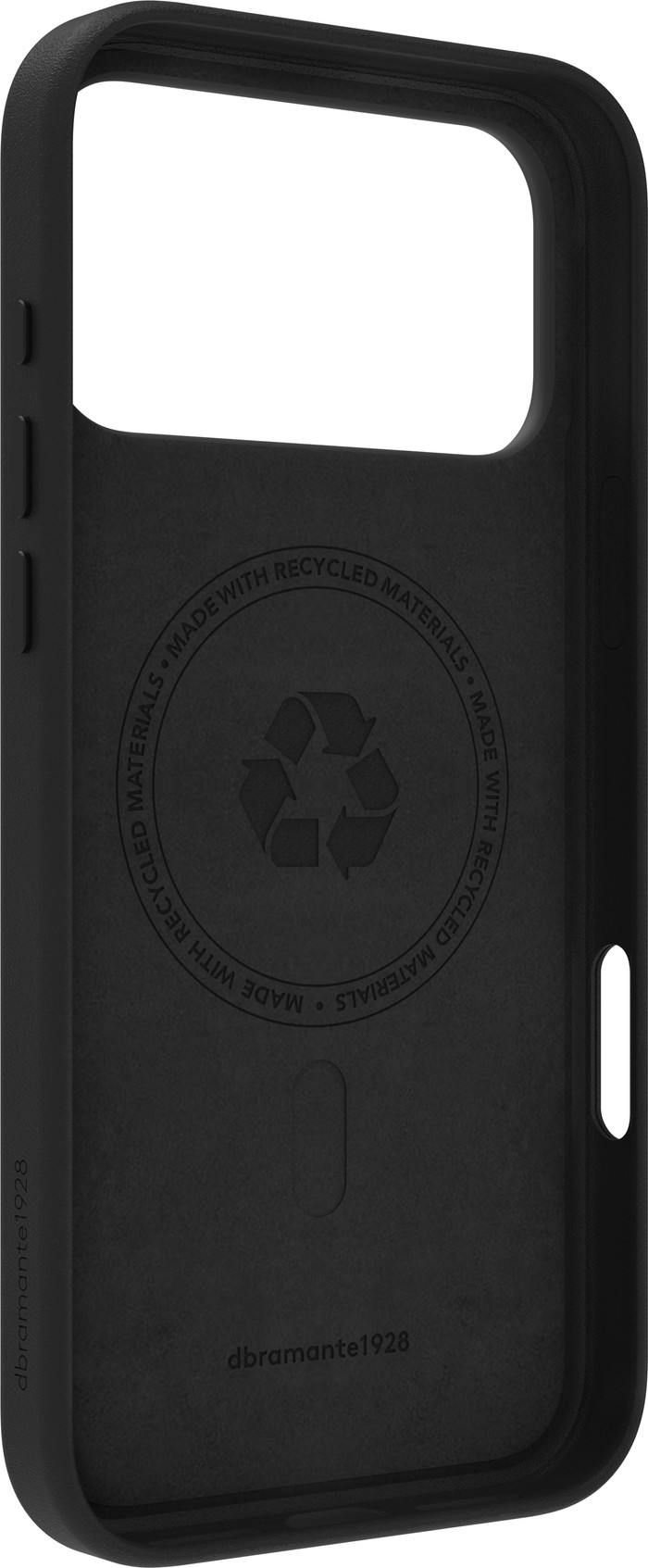 DBramante1928 Roskilde Apple iPhone 17 Pro Max Back Cover avec MagSafe Cuir Noir avant