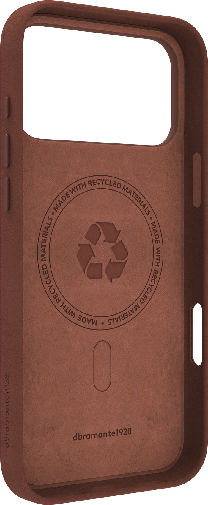 DBramante1928 Roskilde Apple iPhone 17 Pro Max Back Cover avec MagSafe Cuir Brun avant