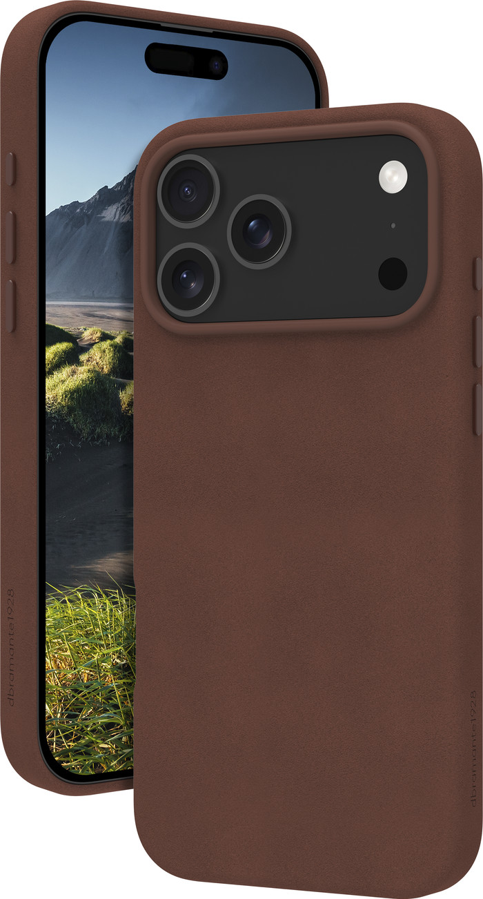 DBramante1928 Roskilde Apple iPhone 17 Pro Max Back Cover avec MagSafe Cuir Brun avant