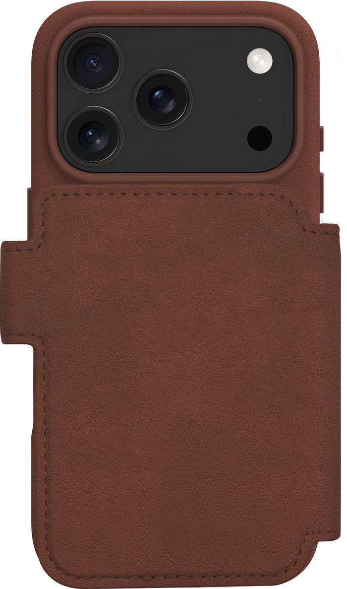 dbramante1928 Lynge iPhone 17 Pro Book Case Leather with MagSafe Brown front