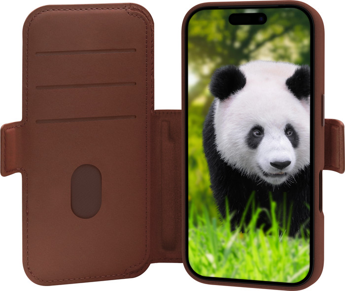 dbramante1928 Lynge iPhone 17 Pro Book Case Leather with MagSafe Brown Main Image