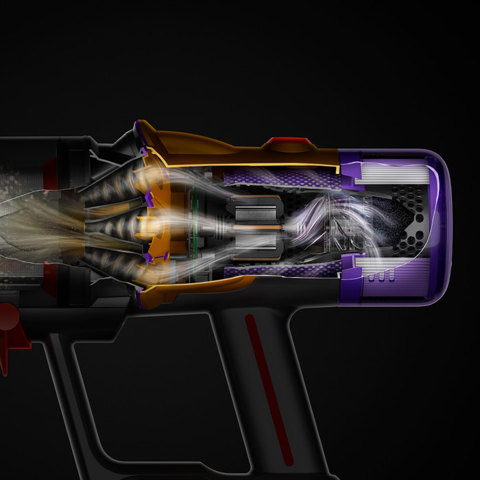 Dyson V12 Detect Submarine détail