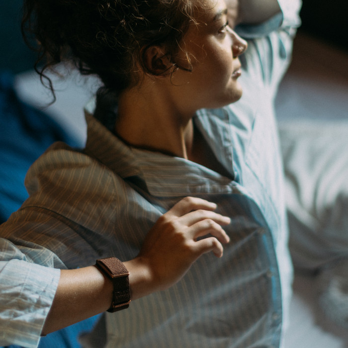 Polar Loop Bracelet Brun S/M/L produit à l'usage