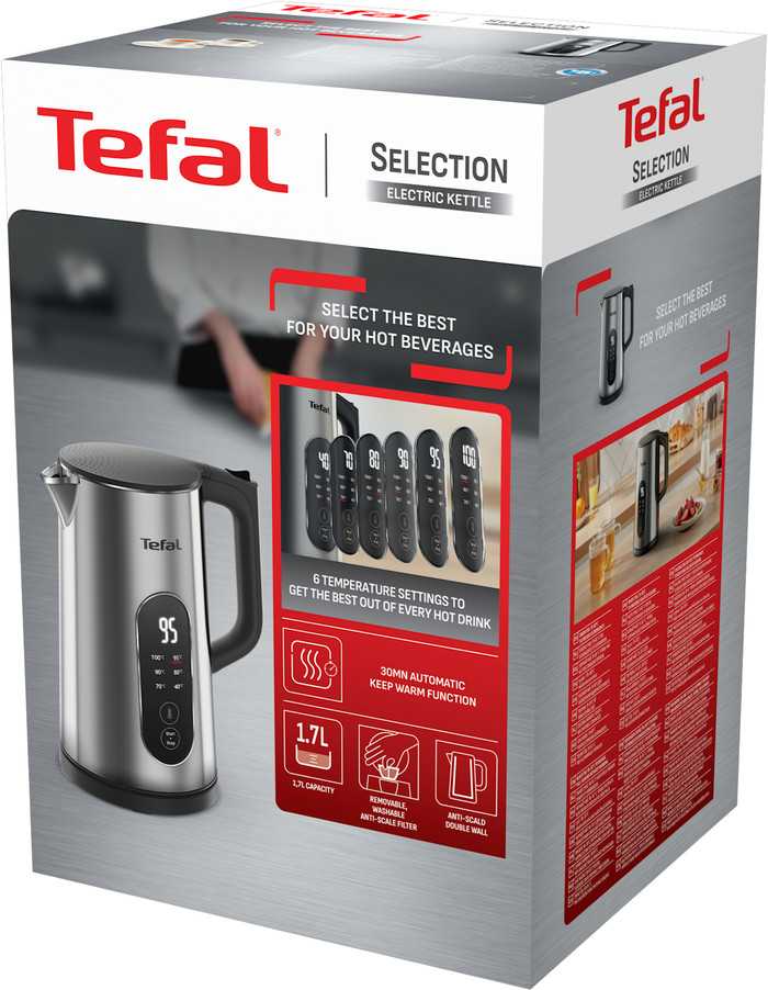 Tefal Selection KI871D 1.7L packaging