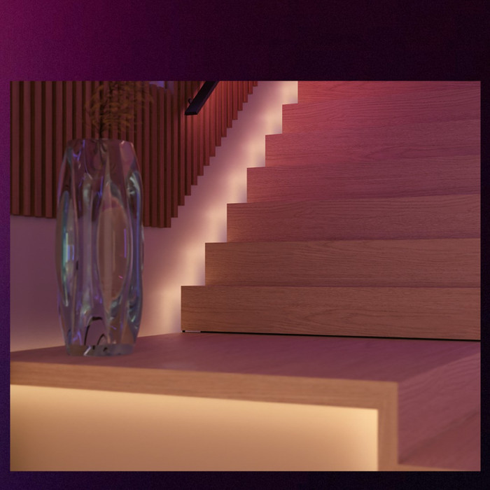 Philips Hue Flux Bande LED 4 mètres 1600 lm produit à l'usage