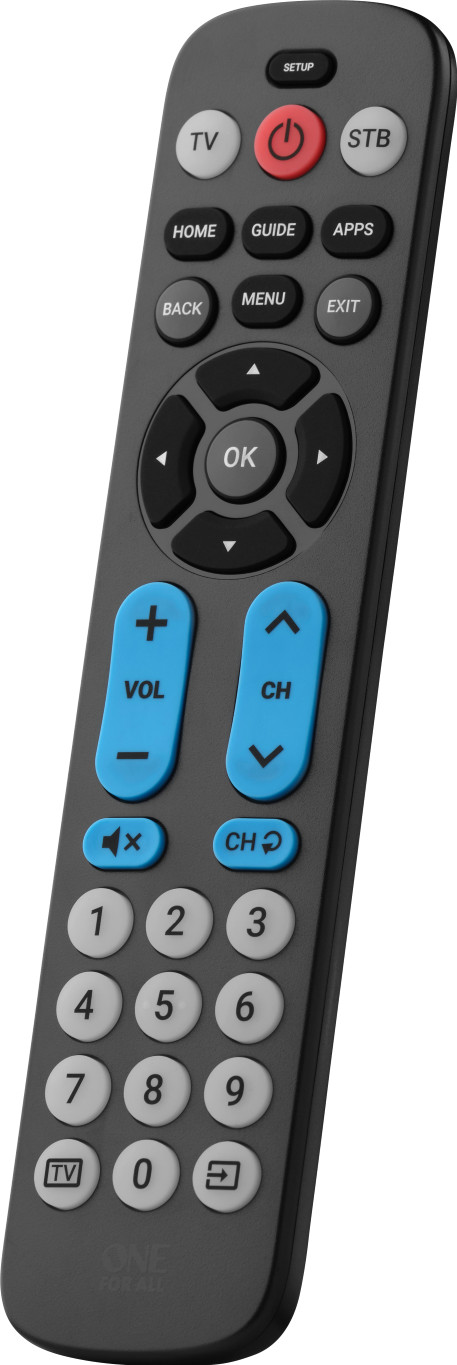 One For All URC6821 Easy/Senioren afstandsbediening rechterkant