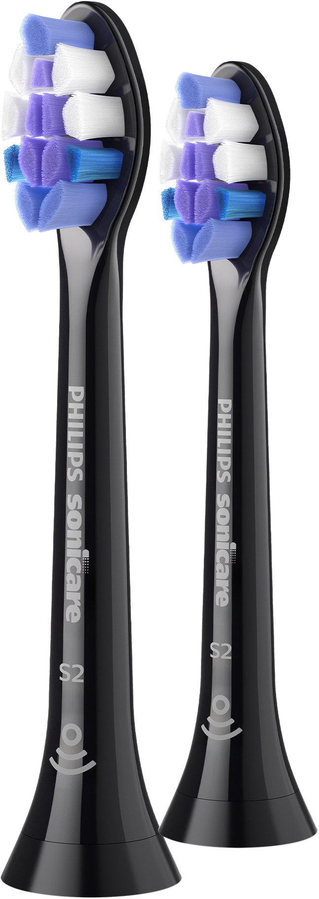 Philips Sonicare Optimal Sensitive HX6052/88 Black (2 units) front