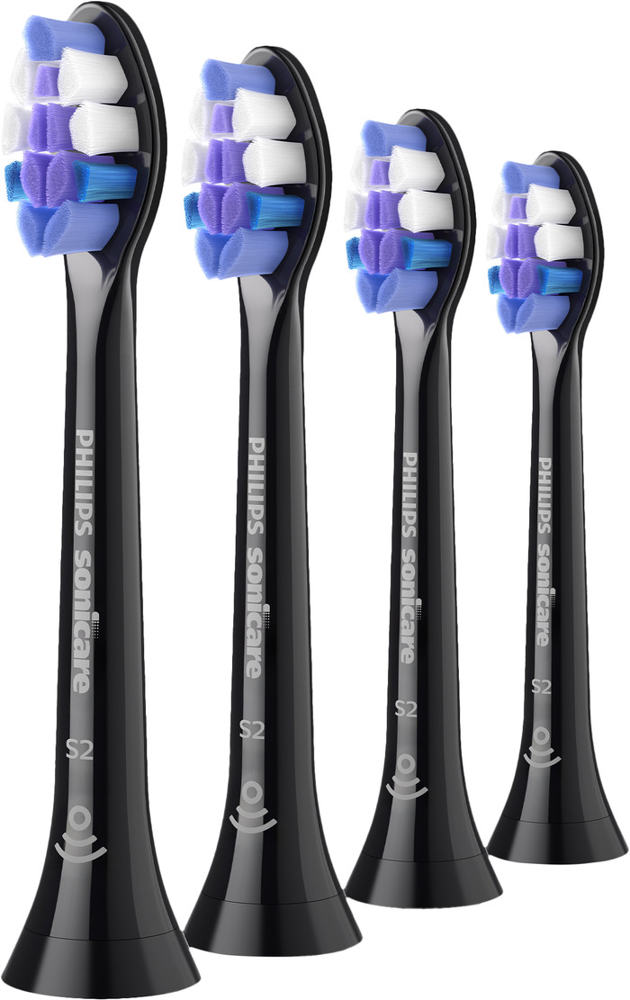 Philips Sonicare Optimal Sensitive HX6054/88 Noir (4 Pièces) avant