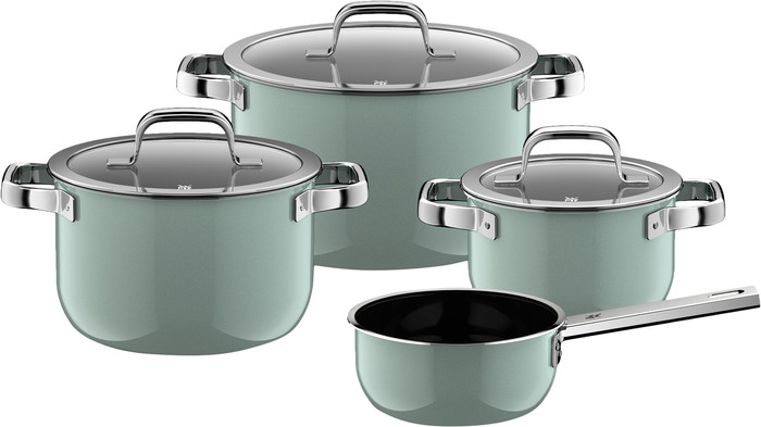WMF Fusiontec Mineral Pro Batterie de Cuisine 4 Pièces Eucalyptus Haze Main Image