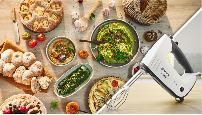 Bosch MFQ37470 ErgoMixx Wit product in gebruik