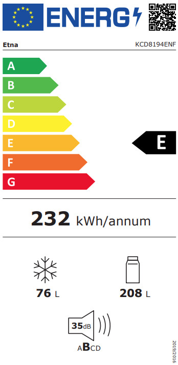 ETNA KCD8194ENF energielabel