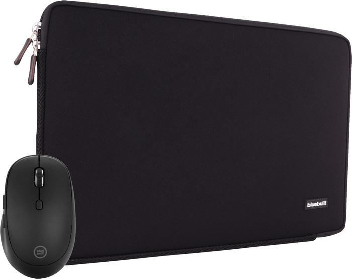 BlueBuilt Laptop Sleeve for Apple MacBook Pro 16 inches Black + Tradendum Mouse Main Image