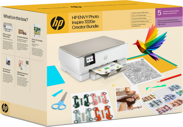 HP ENVY Photo Inspire 7220e Creator Pack emballage