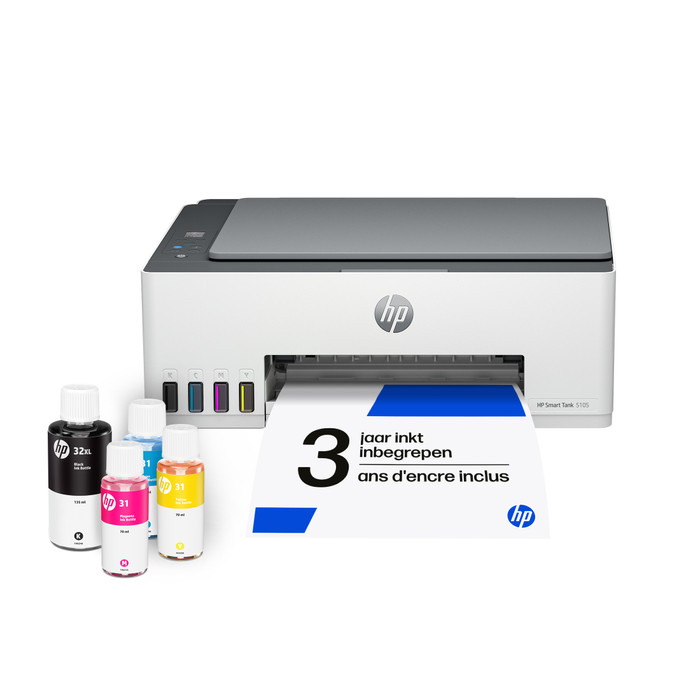HP Smart Tank 5105 + 1 Set de Bouteilles d'Encre Supplémentaire visuel fournisseur
