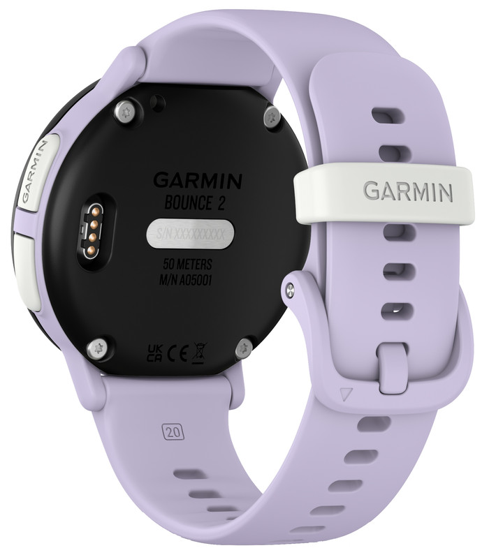 Garmin Bounce 2 Paars achterkant