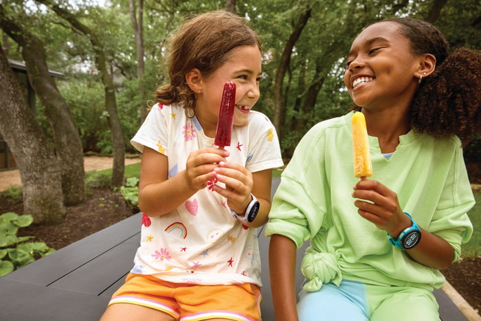 Garmin Bounce 2 Groen product in gebruik