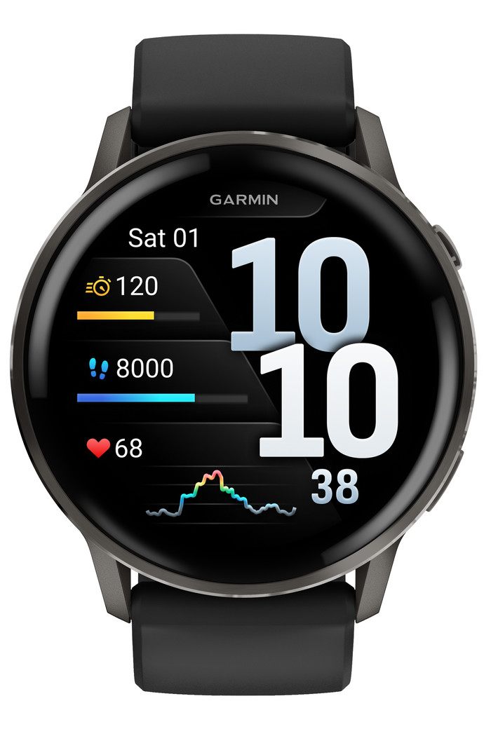 Garmin Venu 4 Black 45mm front