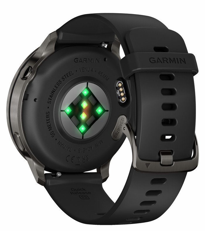 Garmin Venu 4 Black 45mm back