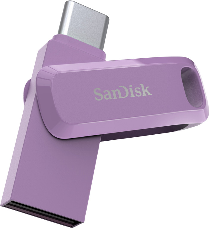 SanDisk Ultra Dual Drive USB-C 256 Go Lavender avant