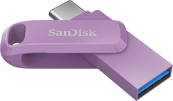 SanDisk Ultra Dual Drive USB-C 256 Go Lavender avant