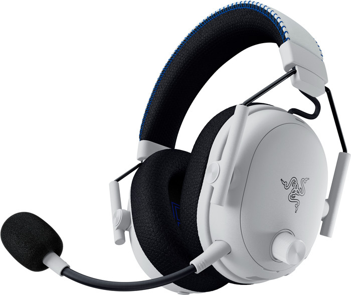 Razer BlackShark V3 Pro Wireless PlayStation - Wit rechterkant