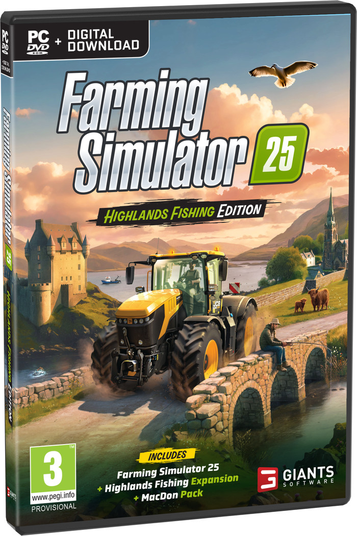 Farming Simulator 25 Highlands Fishing Edition PC emballage