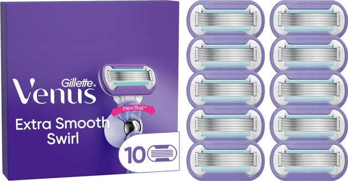 Gillette Venus Extra Smooth Swirl Recharges de Rasoir (10x) Main Image