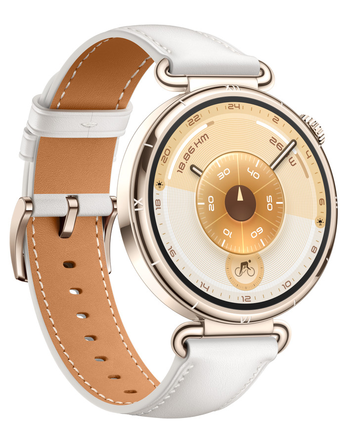 HUAWEI WATCH GT 6 41mm Gold/White right side