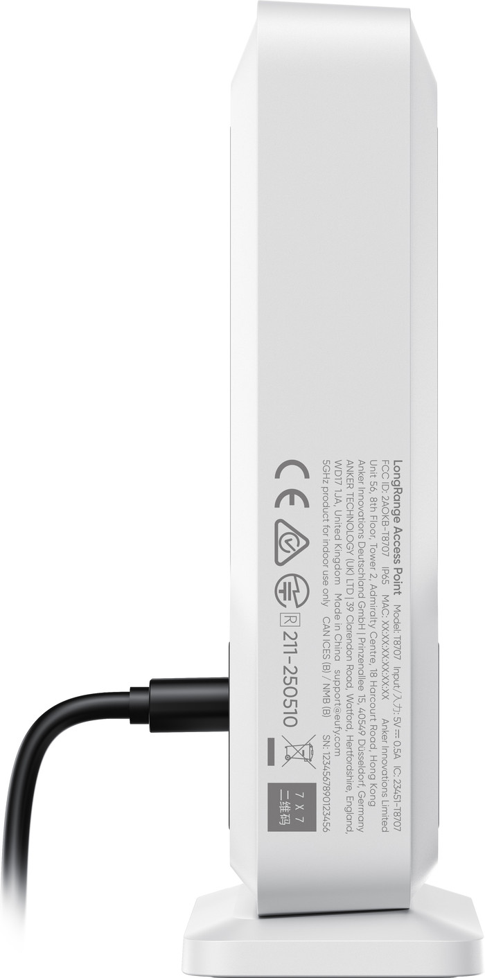 Eufy LongRange Kit côté gauche