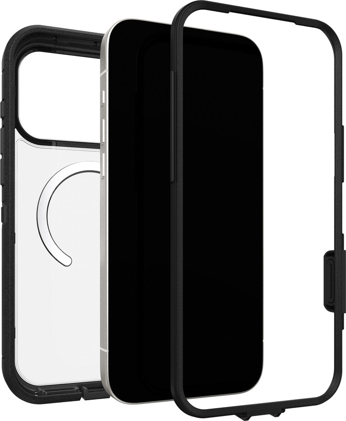Otterbox Defender Pro XT iPhone 17 Pro Max Back Cover avec Aimant MagSafe Transparent Noir produit composé