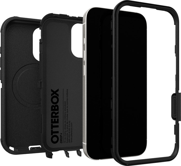 Otterbox Defender Pro iPhone 17 Back Cover avec Aimant MagSafe Noir produit composé
