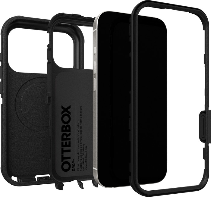 Otterbox Defender Pro iPhone 17 Pro Back Cover avec Aimant MagSafe Noir produit composé