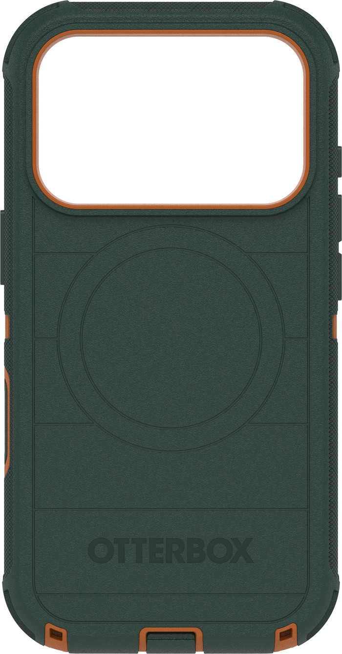 Otterbox Defender Pro iPhone 17 Pro Back Cover avec Aimant MagSafe Vert avant