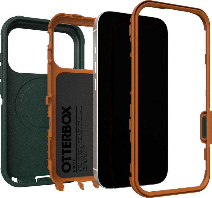 Otterbox Defender Pro iPhone 17 Pro Back Cover avec Aimant MagSafe Vert produit composé