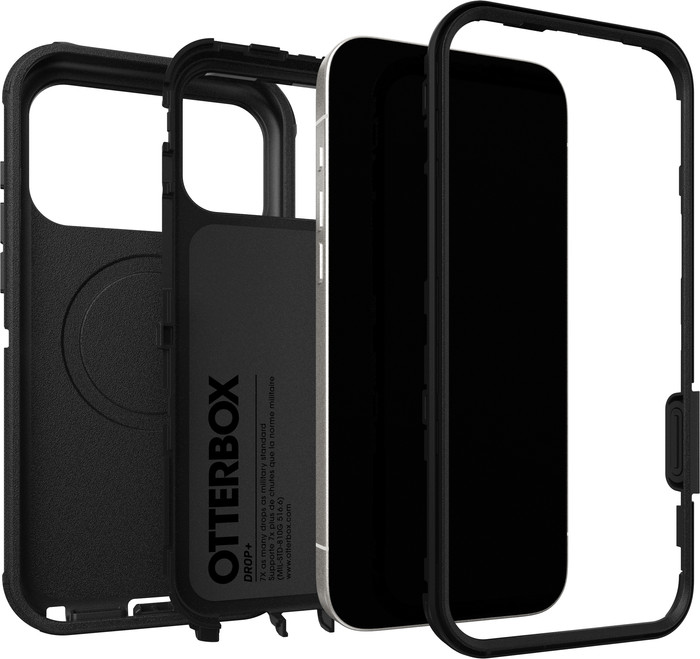 Otterbox Defender Pro iPhone 17 Pro Max Back Cover avec Aimant MagSafe Noir produit composé