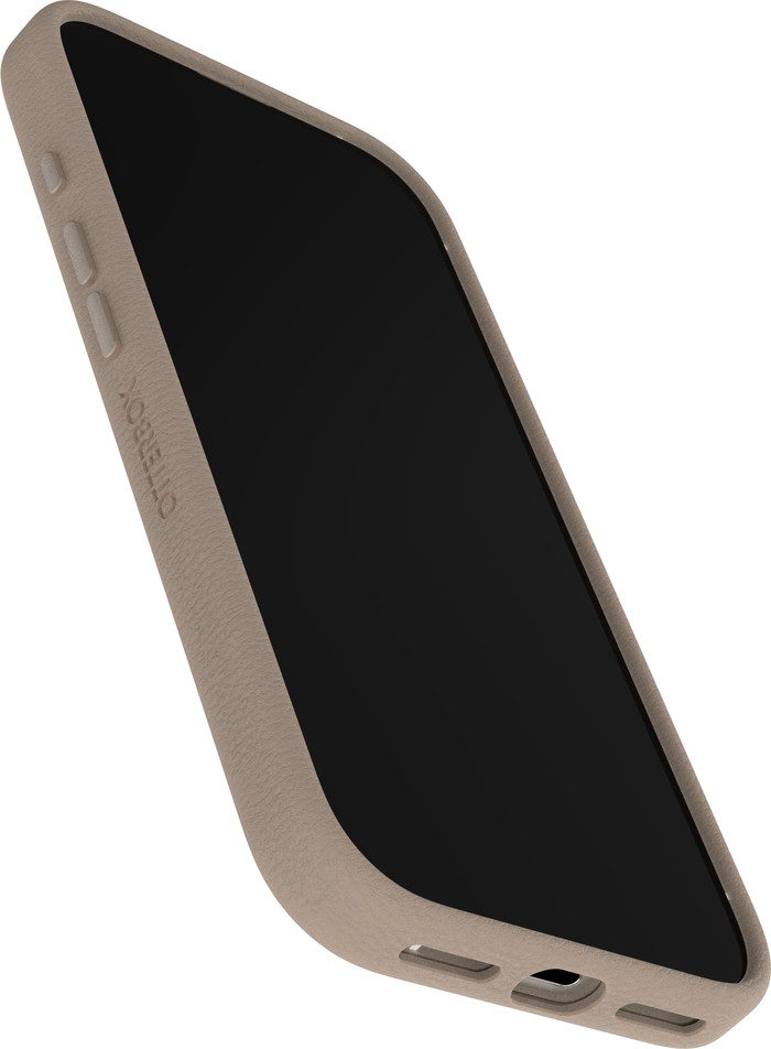 Otterbox Symmetry iPhone 17 Back Cover avec Aimant MagSafe Cuir Gris avant