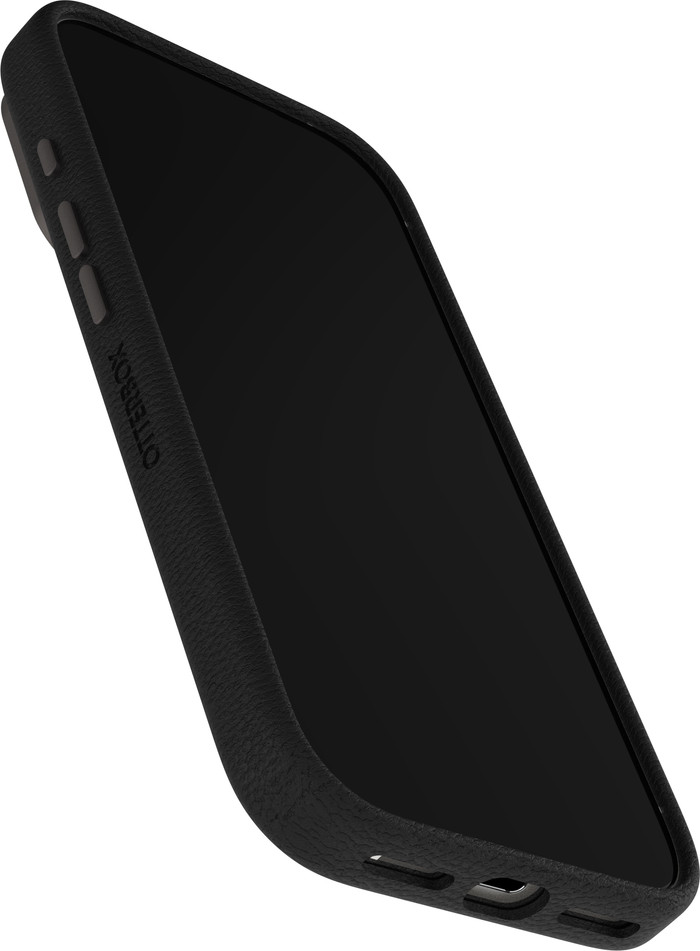 OtterBox Symmetry iPhone 17 Pro Back Cover with MagSafe Magnet Leather Black front