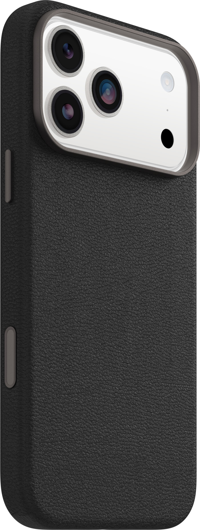 Otterbox Symmetry iPhone 17 Pro Max Back Cover avec Aimant MagSafe Cuir Noir côté droit